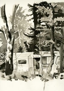 Drawing as Seeing and the Acceptance of Chaos: A Sumi Ink Wash Drawing Workshop with Heather McLaughlin