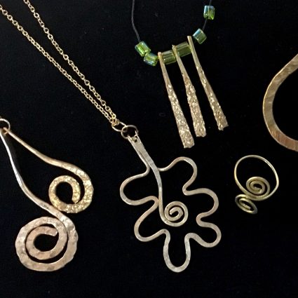 Cold Forged Wire Jewelry Workshop @ Sou'wester Lodge