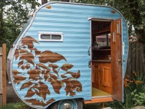 "QT" Tea trailer at Sou'Wester resort