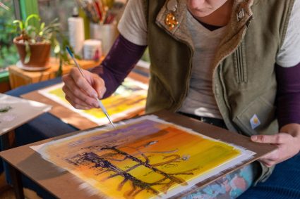 Artist residency at Sou'wester Lodge