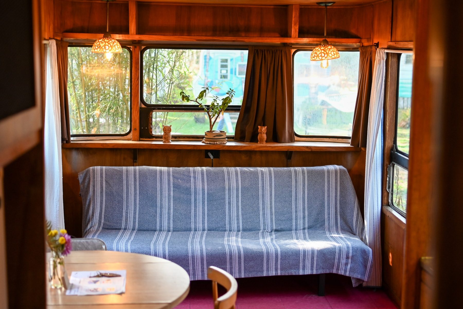 The Spartan Mansion interior at Sou'wester Lodge