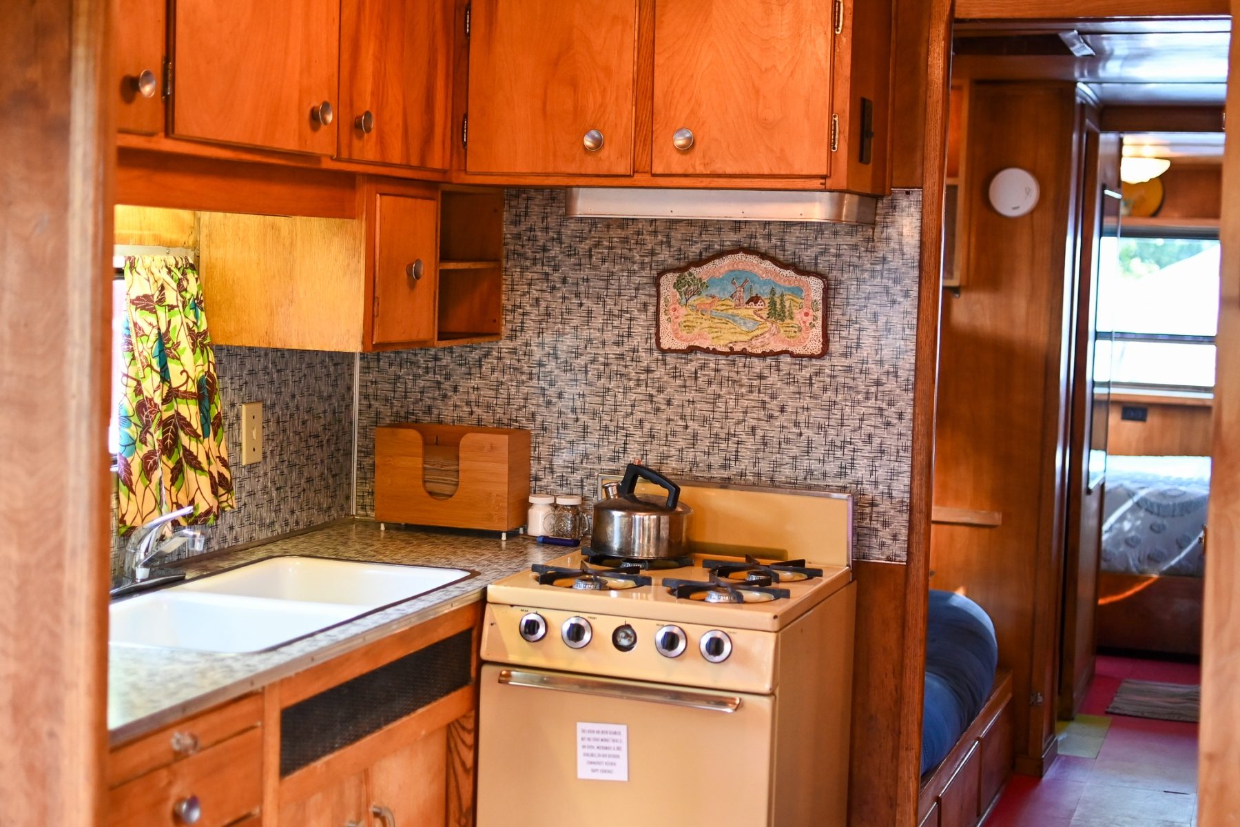 The Spartan Mansion interior at Sou'wester Lodge