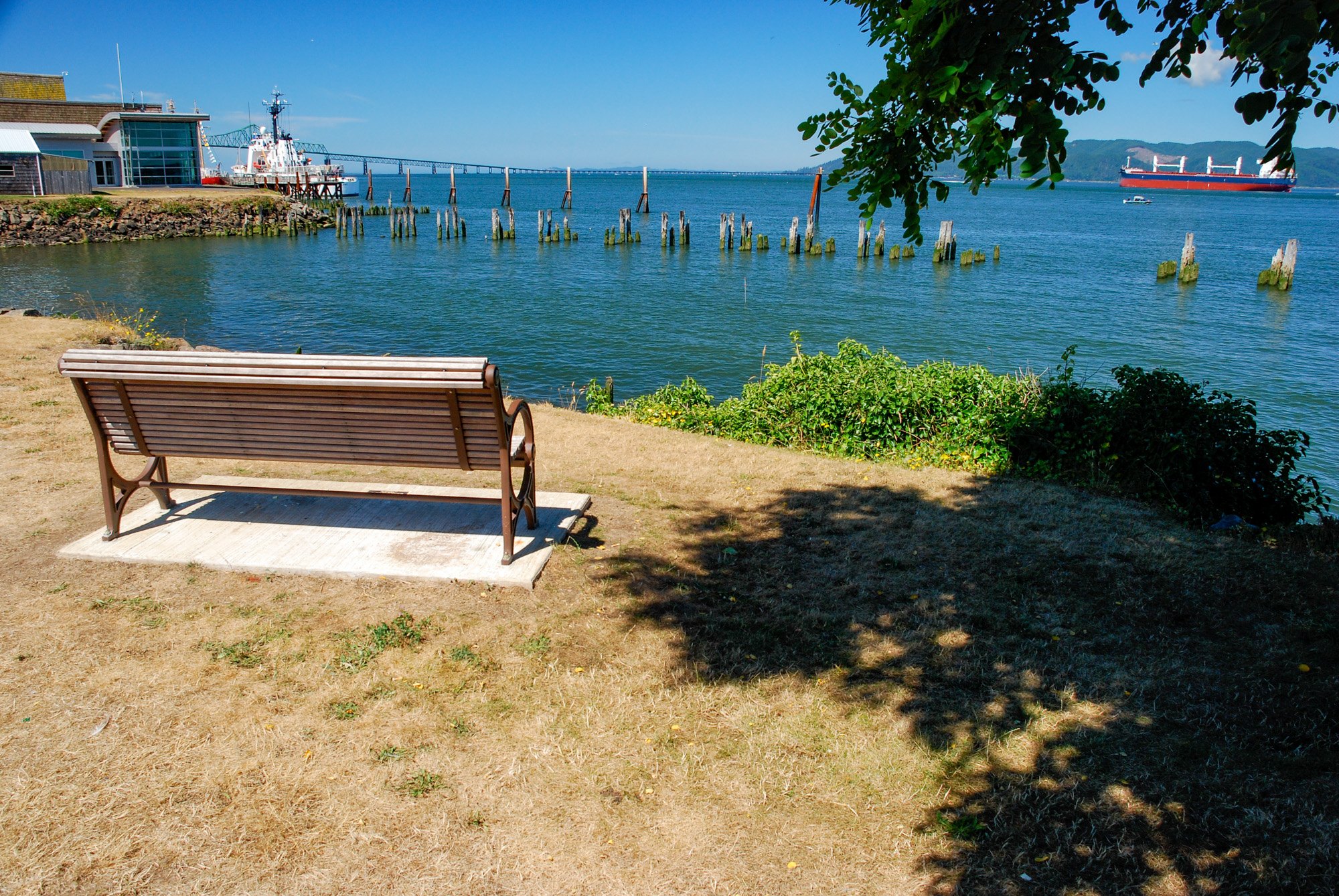 The Columbia River Maritime Museum on the Astoria waterfront