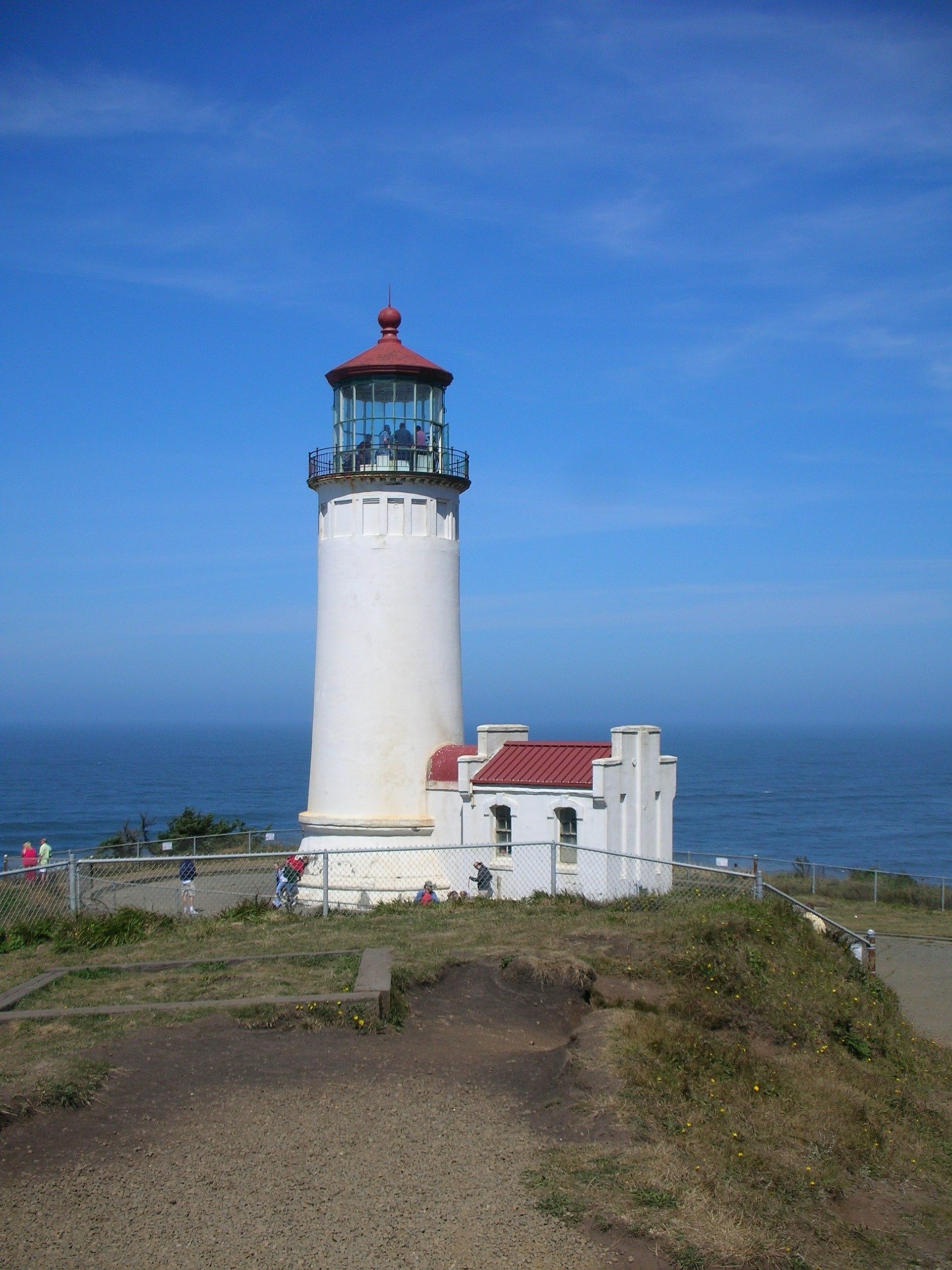 North Head Lighthouse on the headland at Cape Disappointment State Park